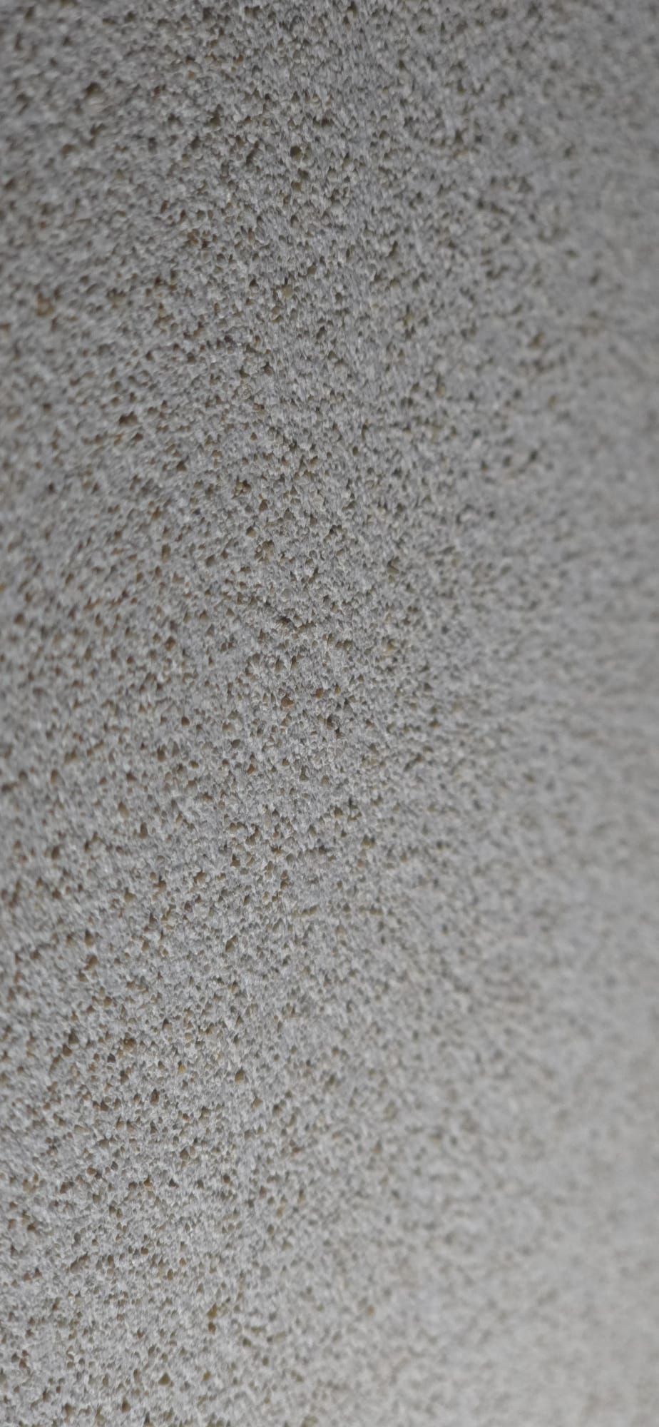 Feiner Strukturputz Wandbeschichtung Nahaufnahme